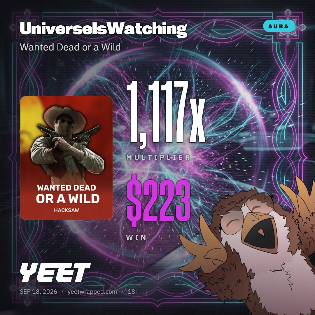 UniverseIsWatching hit 1,117x on Wanted Dead or a Wild