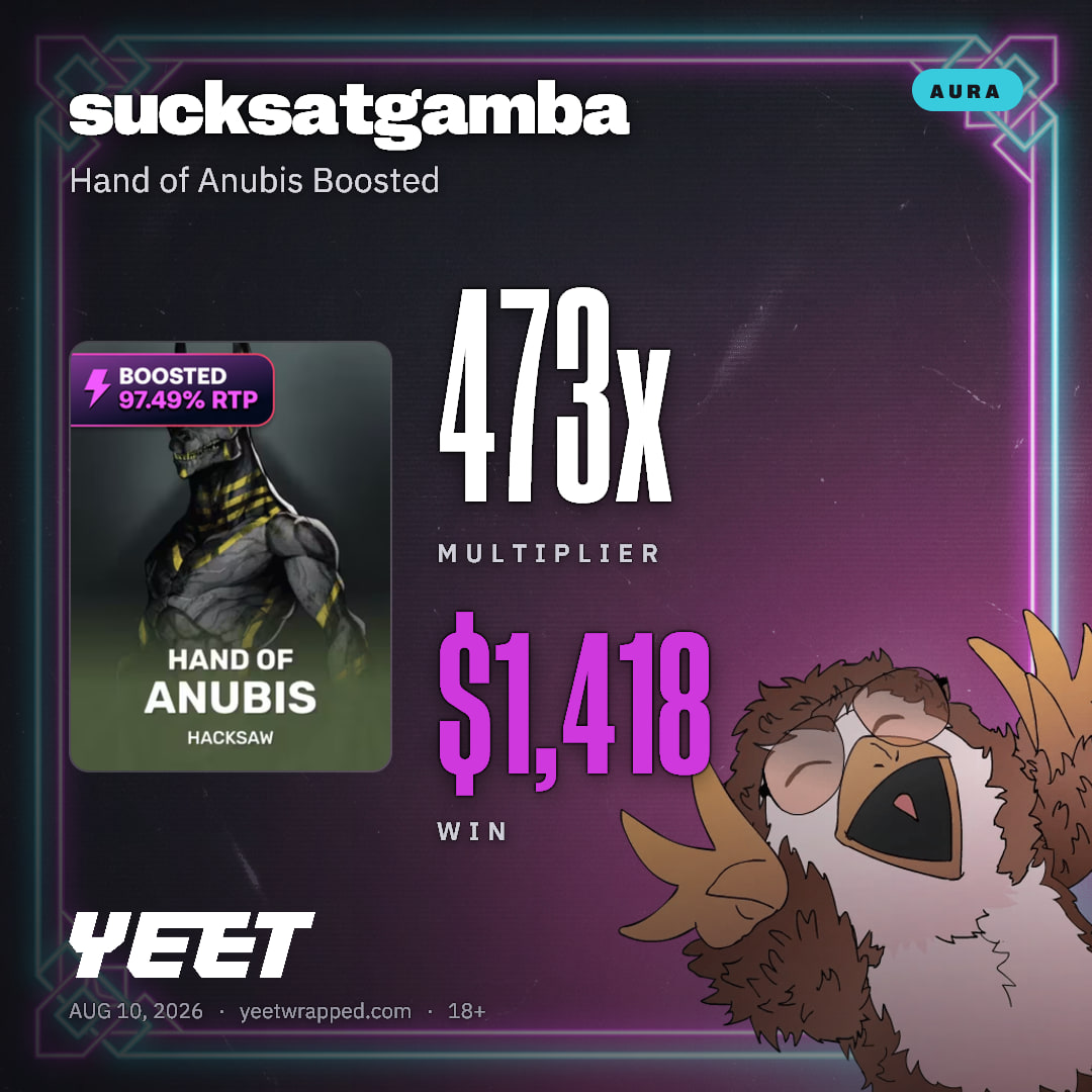 sucksatgamba hit 472.8x on Hand of Anubis Boosted