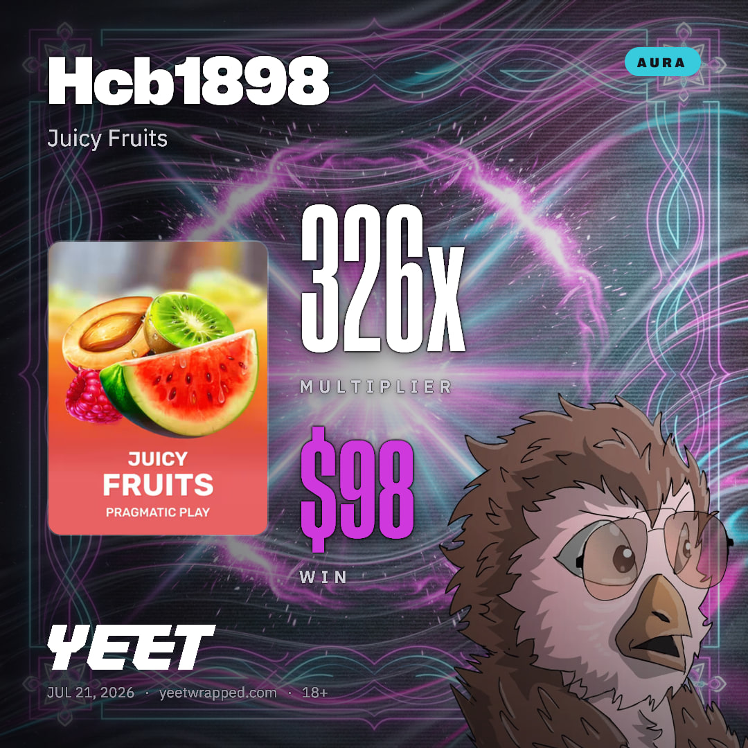 Hcb1898 hit 325.5x on Juicy Fruits