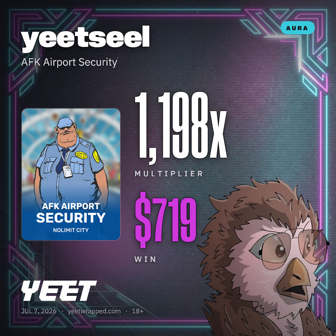 yeetseel hit 1,198x on AFK Airport Security