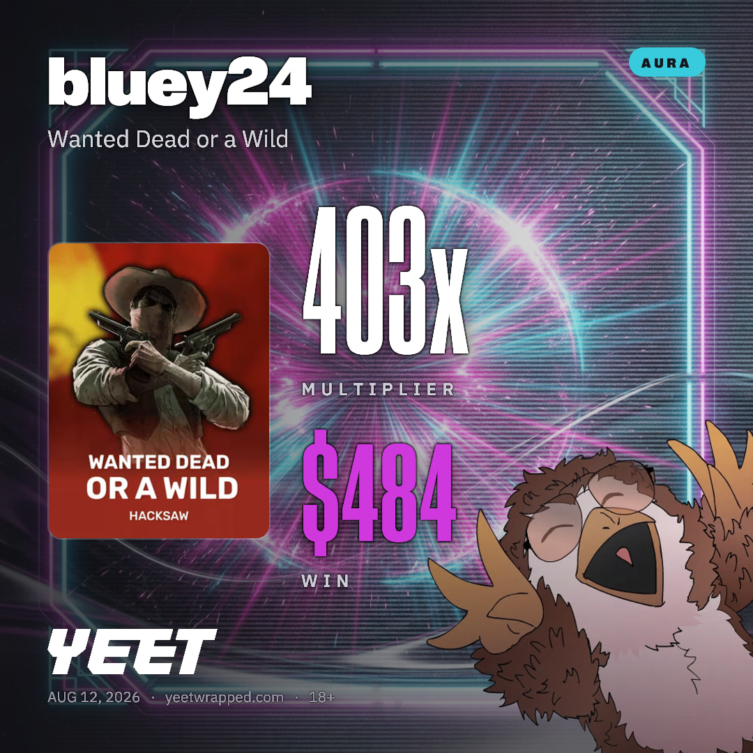 bluey24 hit 403.1x on Wanted Dead or a Wild