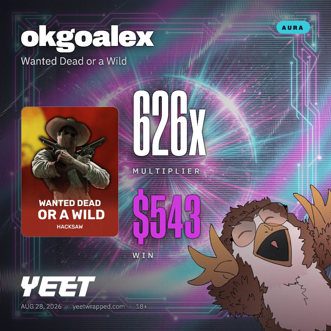 okgoalex hit 626.5x on Wanted Dead or a Wild