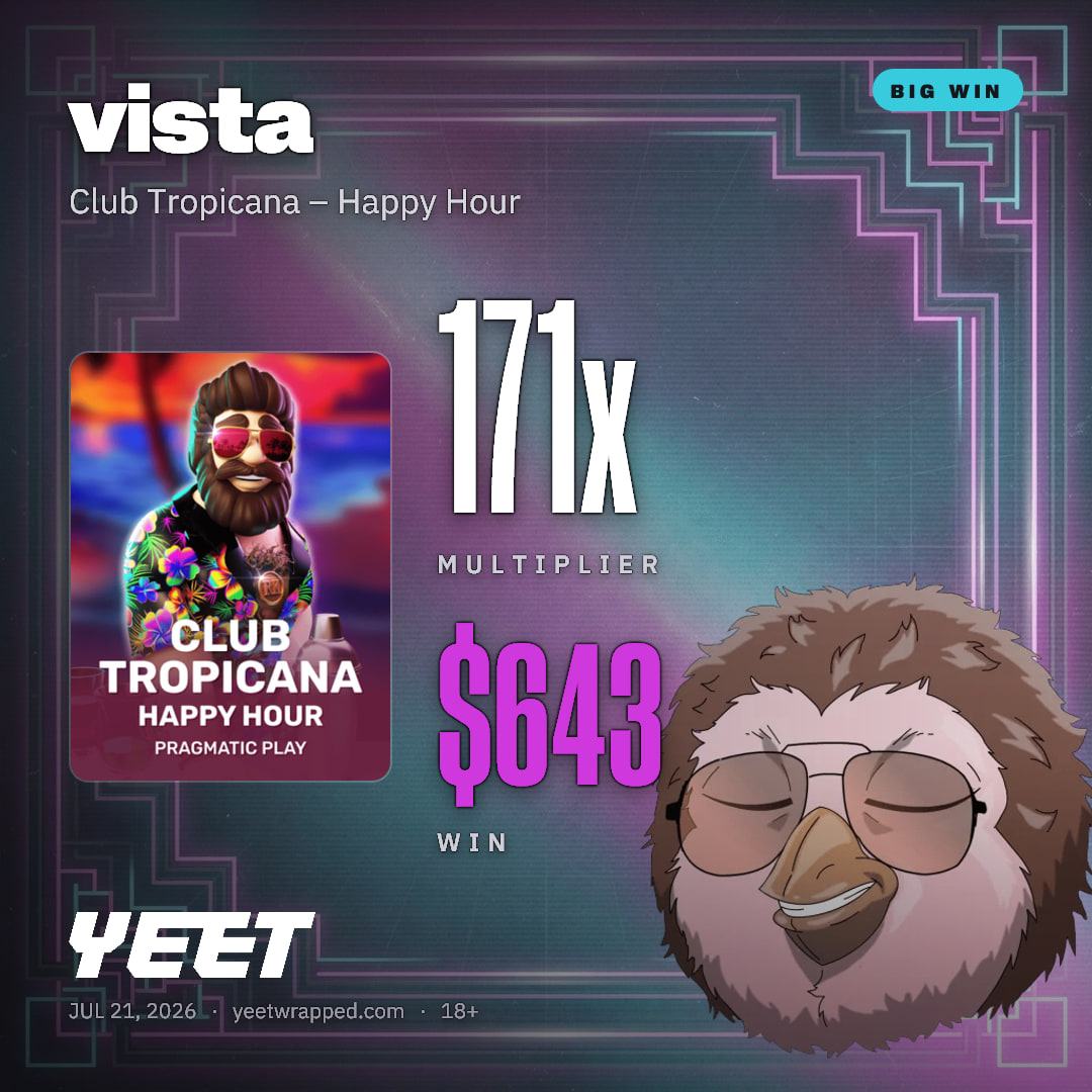 vista hit 171.5x on Club Tropicana – Happy Hour