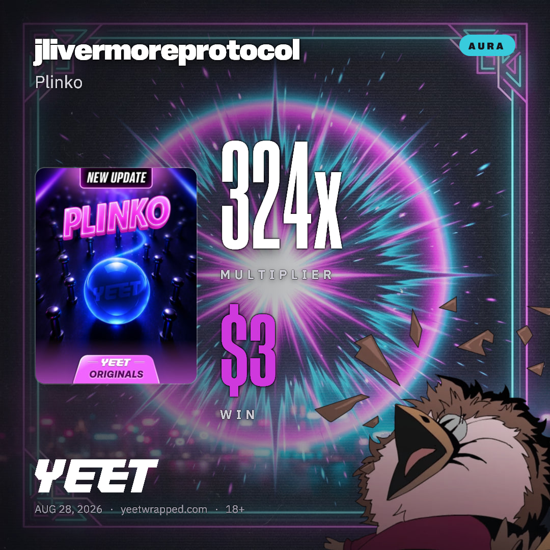 jlivermoreprotocol hit 324x on Plinko