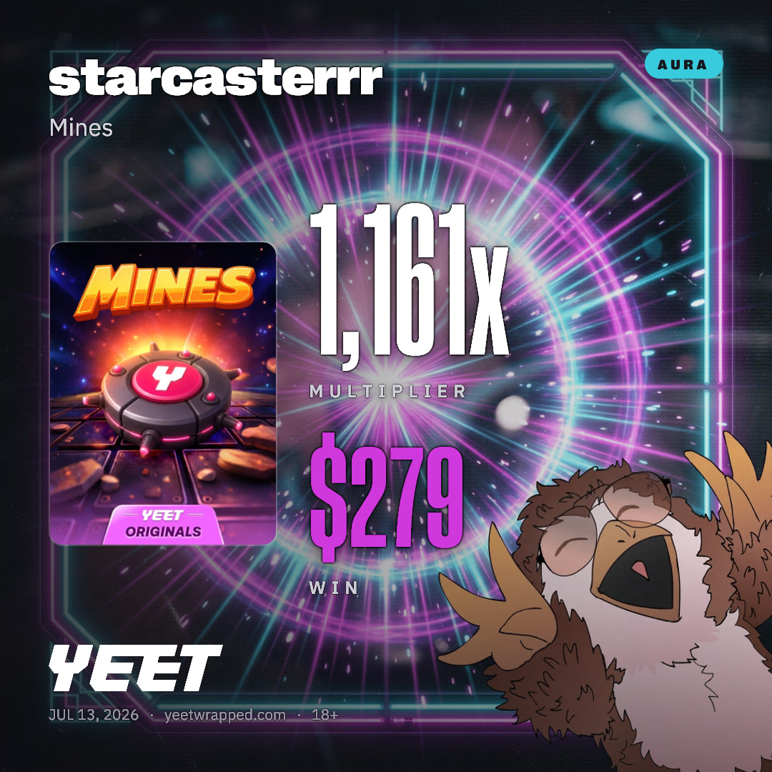 starcasterrr hit 1,161x on Mines