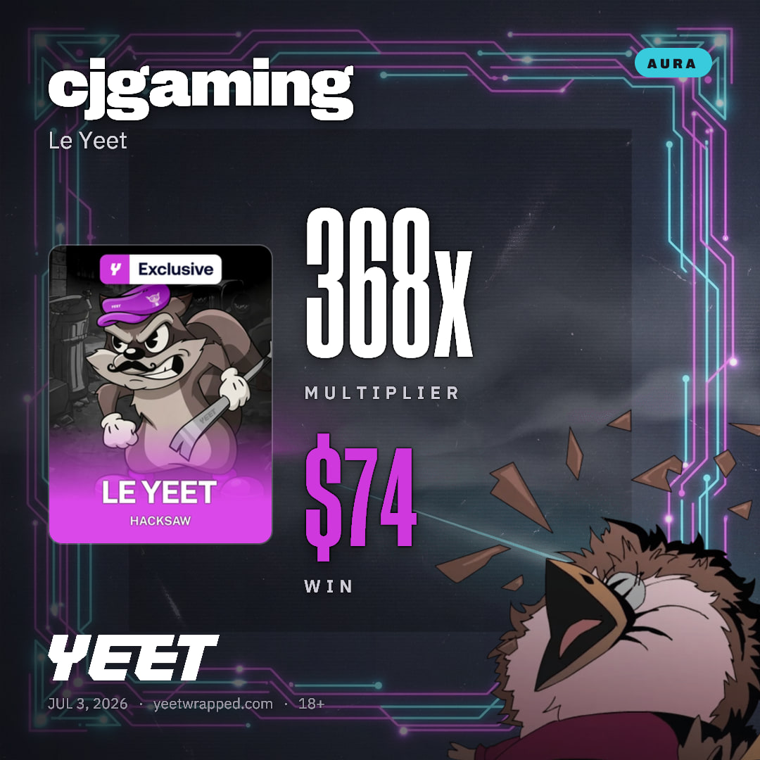 cjgaming hit 367.6x on Le Yeet