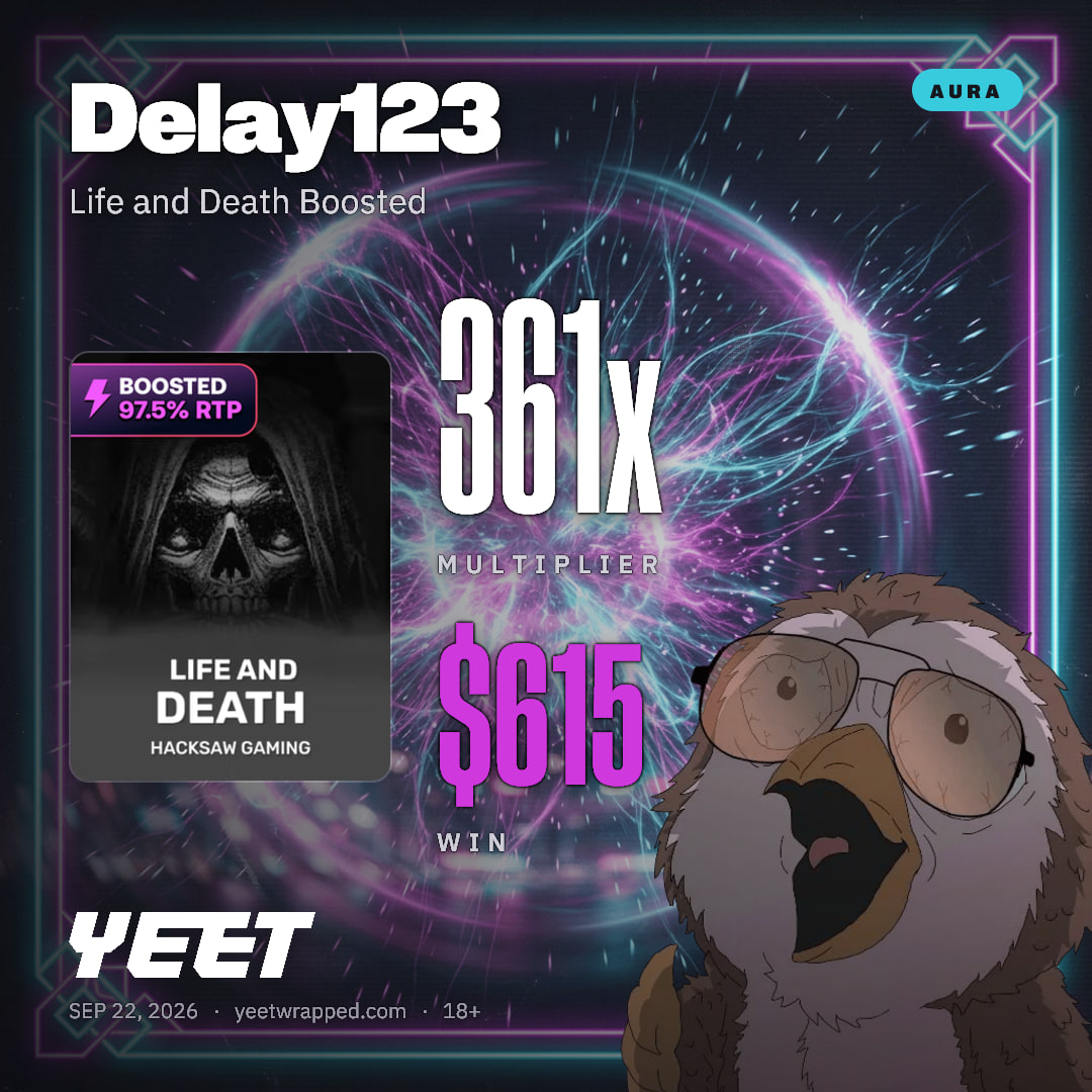 Delay123 hit 360.6x on Life and Death Boosted