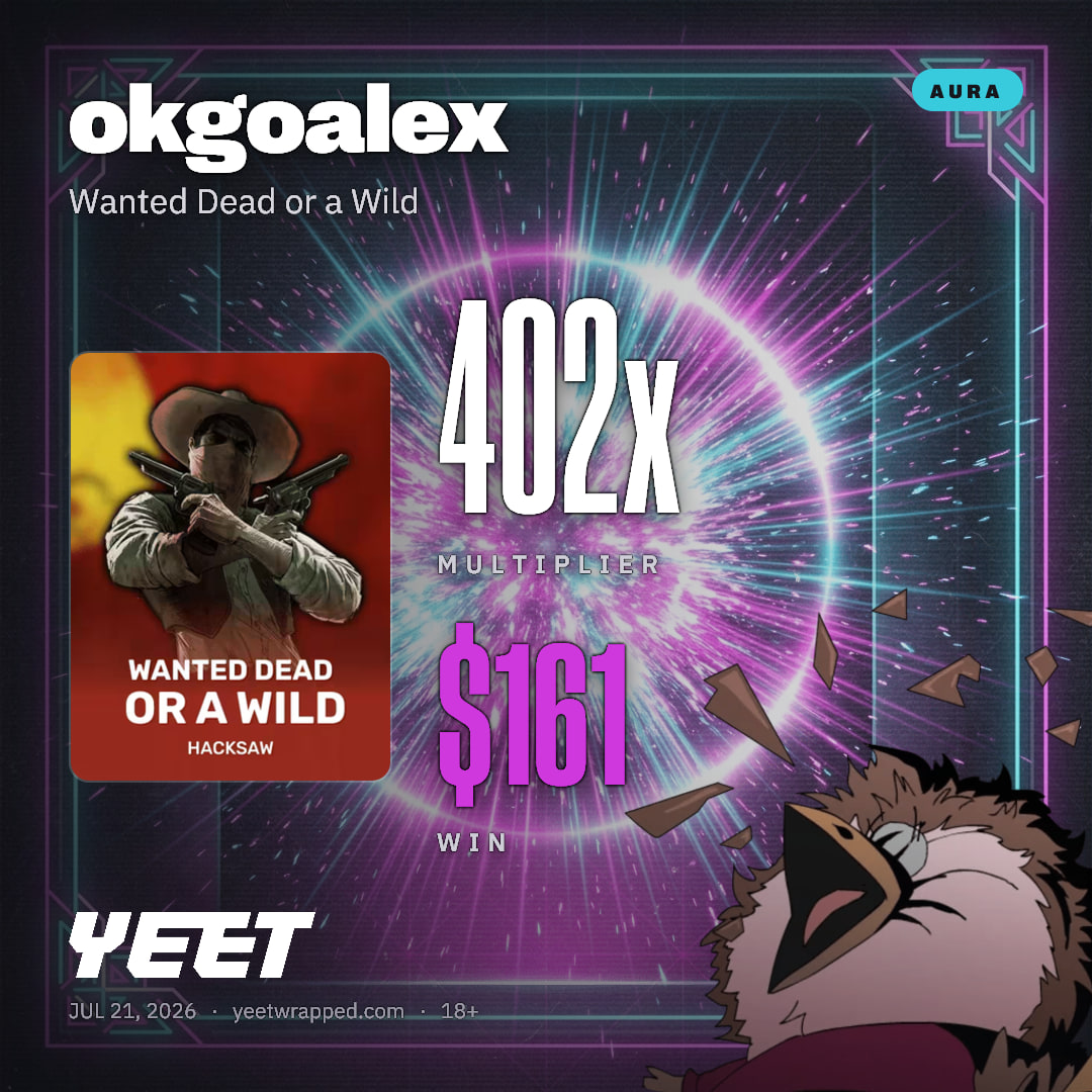 okgoalex hit 402.4x on Wanted Dead or a Wild