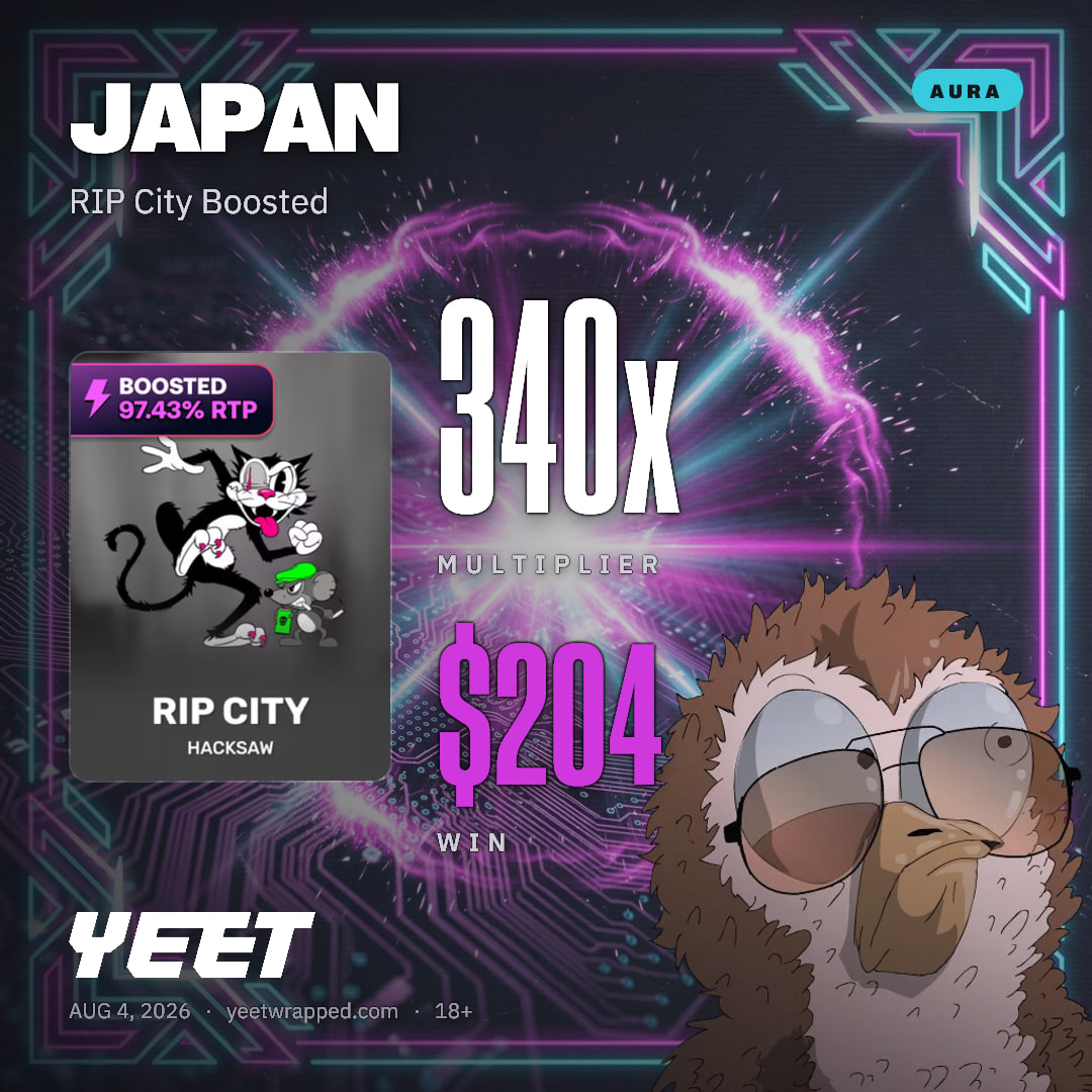 JAPAN hit 340.1x on RIP City Boosted