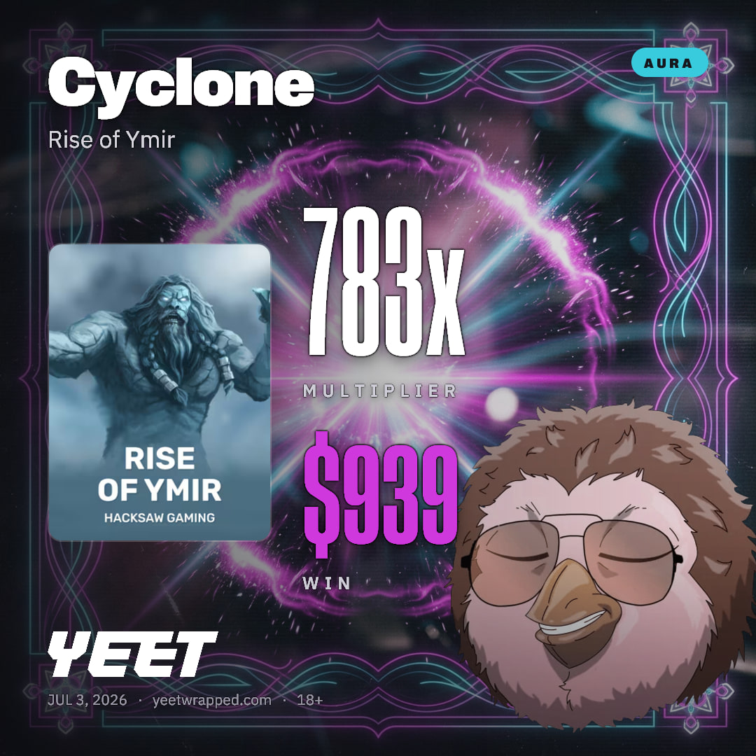 Cyclone hit 782.9x on Rise of Ymir