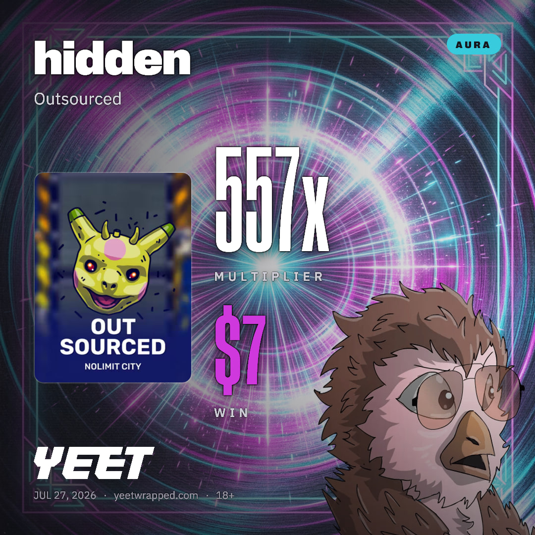 hidden hit 557.1x on Outsourced