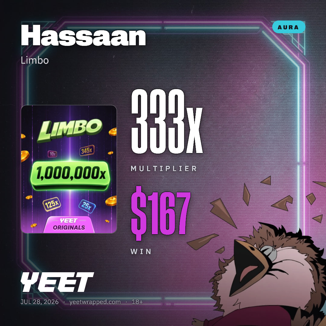 Hassaan hit 333x on Limbo