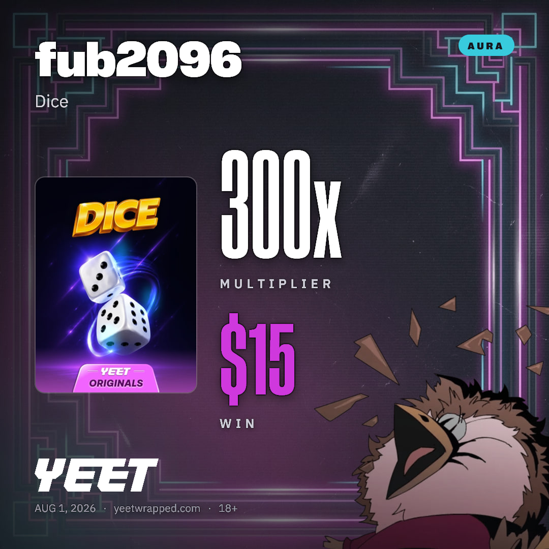 fub2096 hit 300x on Dice