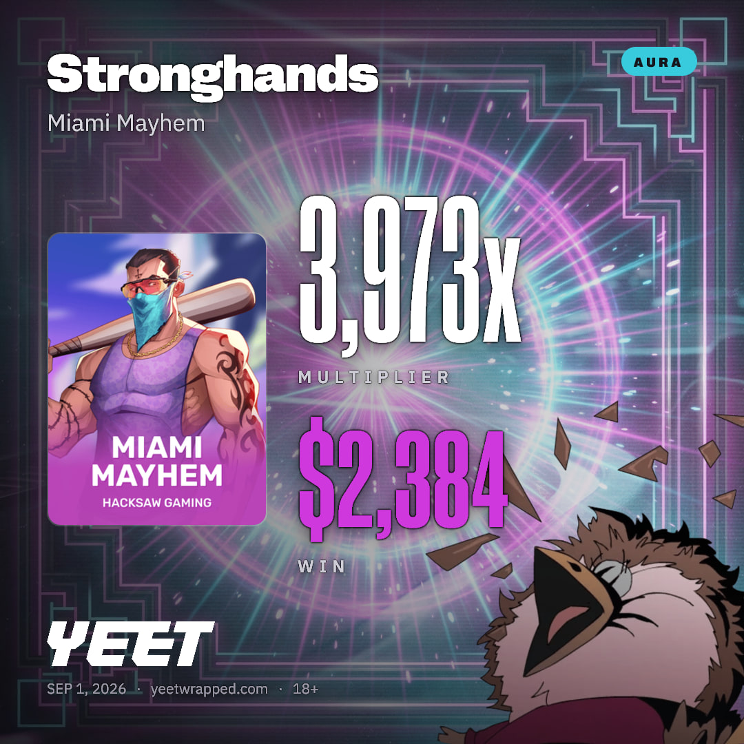 Stronghands hit 3,973x on Miami Mayhem