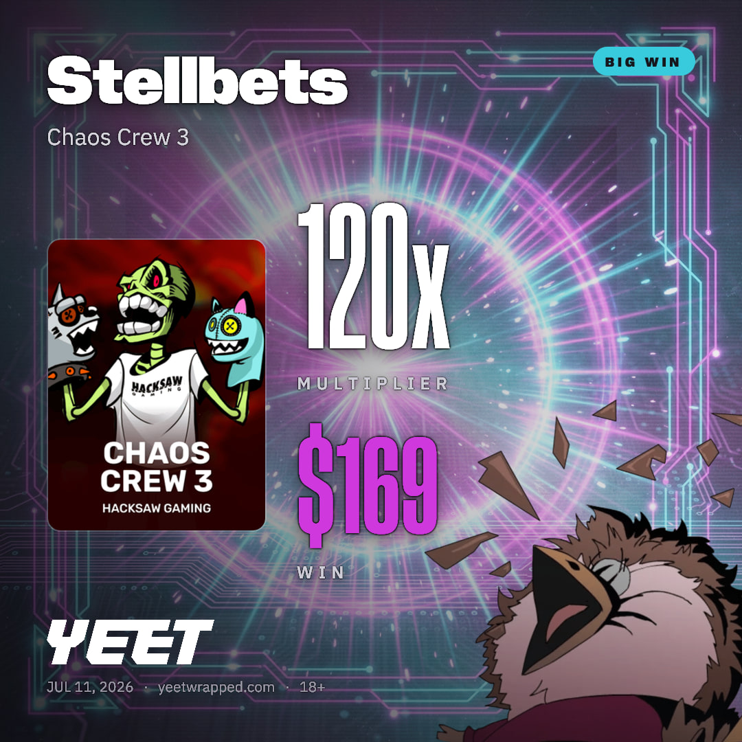 Stellbets hit 119.8x on Chaos Crew 3