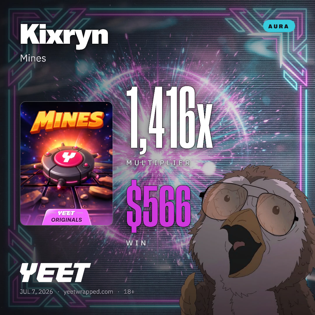 Kixryn hit 1,416x on Mines