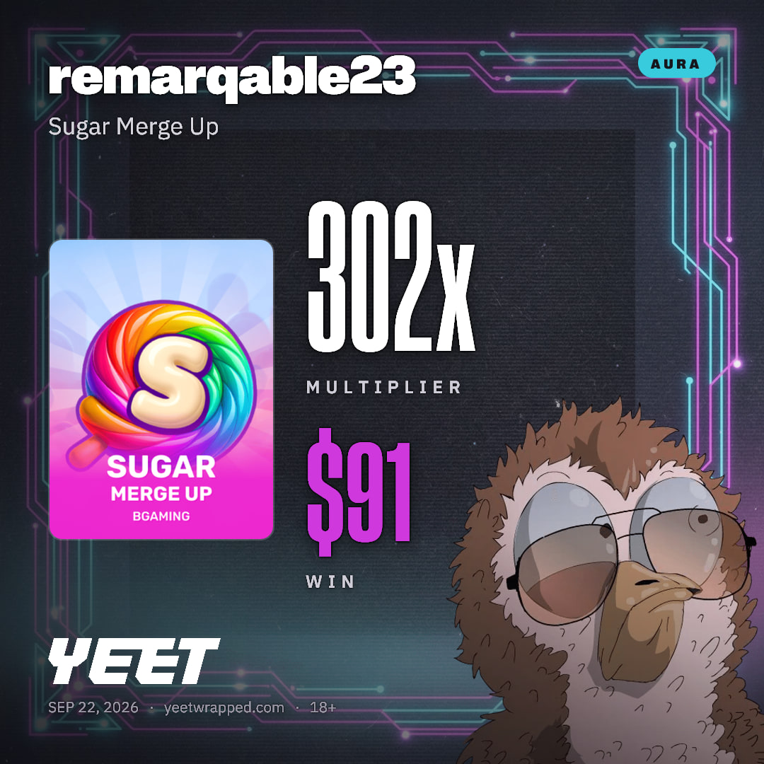 remarqable23 hit 302.1x on Sugar Merge Up