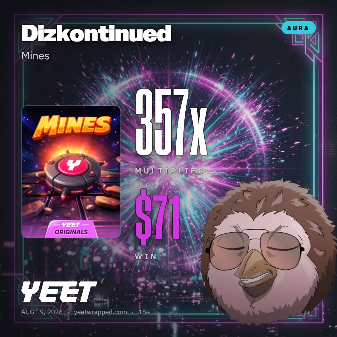 Dizkontinued hit 356.6x on Mines
