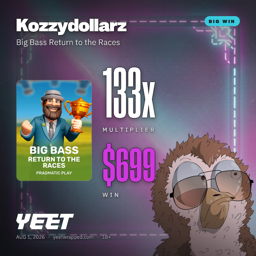 Kozzydollarz hit 133.1x on Big Bass Return to the Races