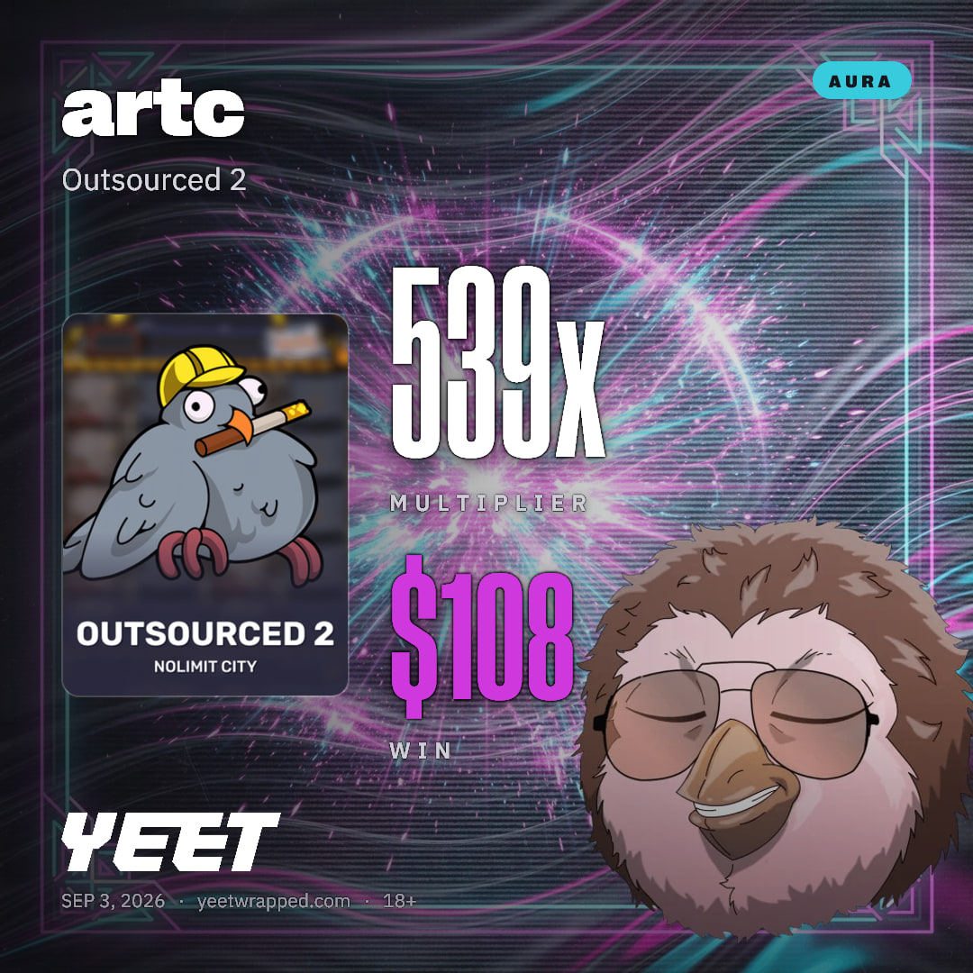 artc hit 539.5x on Outsourced 2