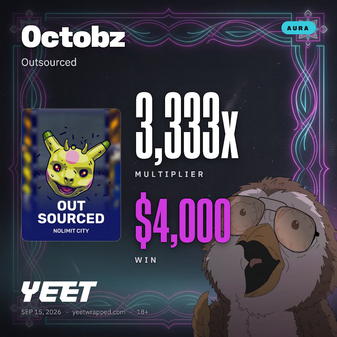 0ctobz hit 3,333x on Outsourced