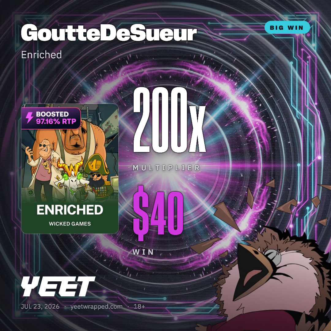 GoutteDeSueur hit 200x on Enriched