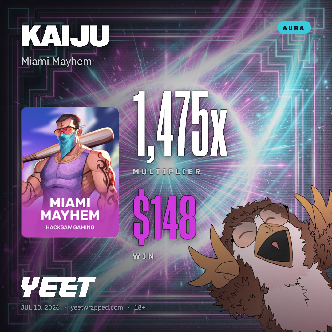 KAIJU hit 1,475x on Miami Mayhem