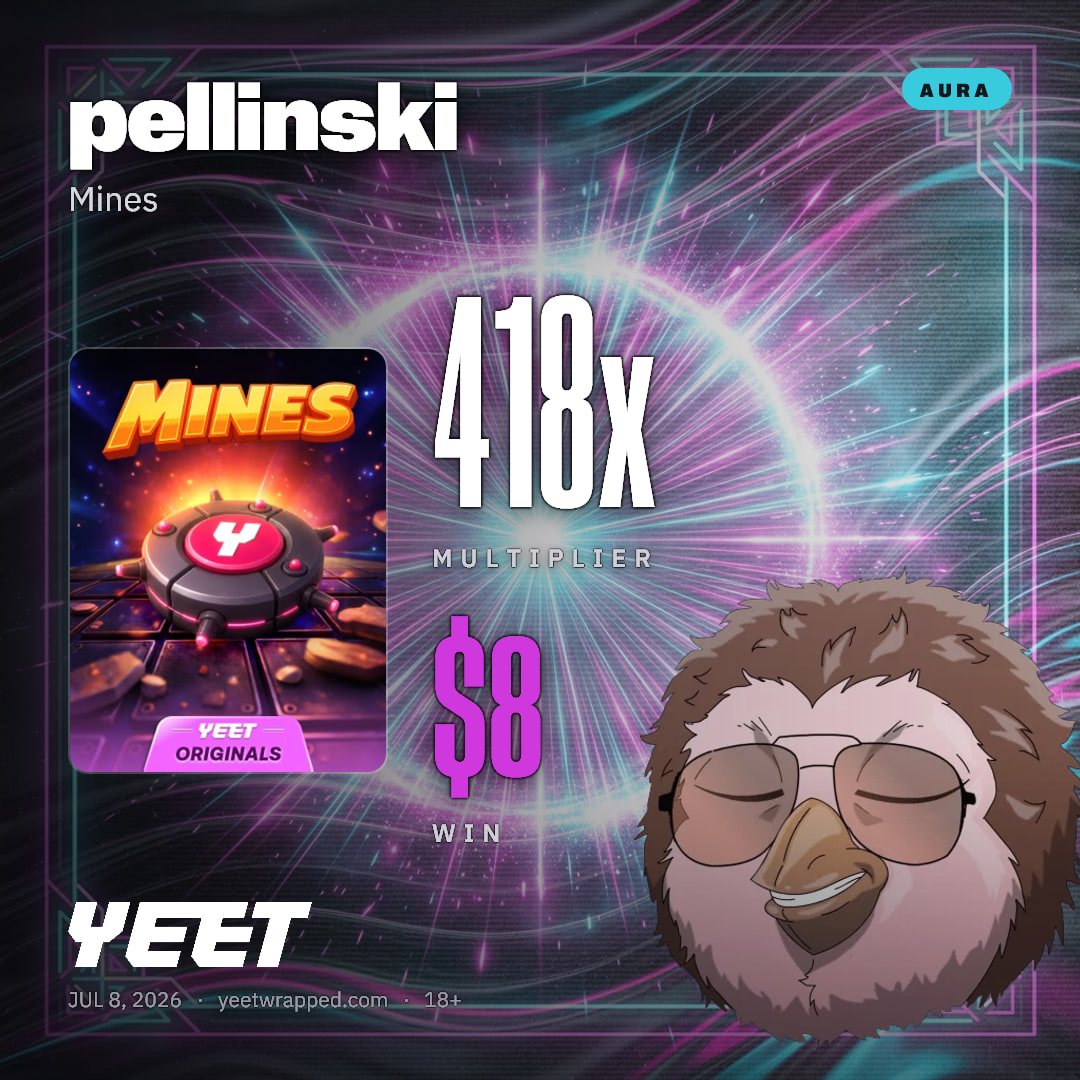 pellinski hit 417.8x on Mines