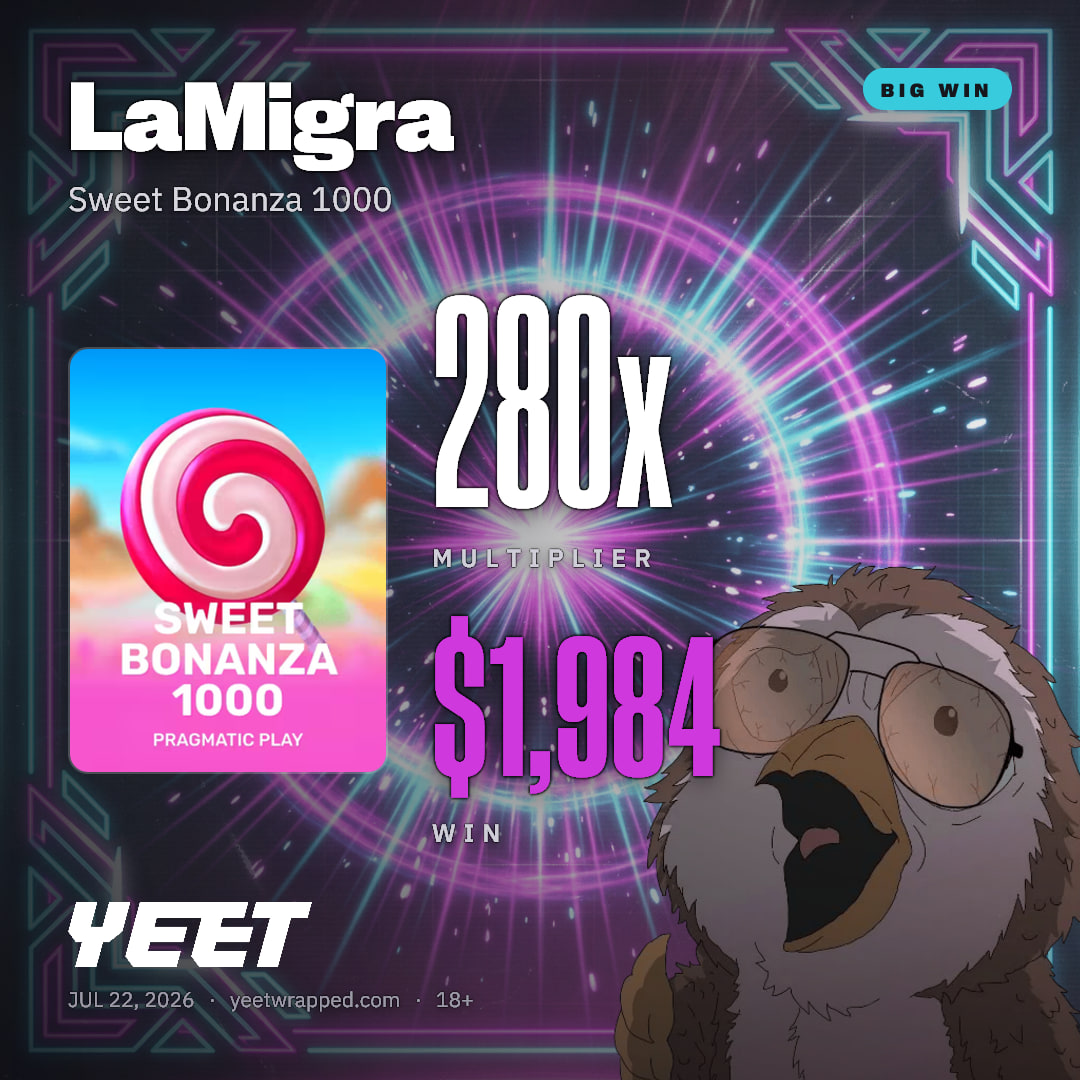 LaMigra hit 279.7x on Sweet Bonanza 1000