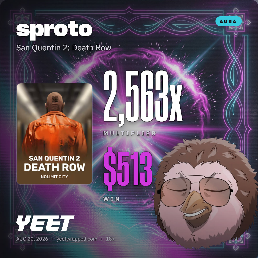 sproto hit 2,563x on San Quentin 2: Death Row