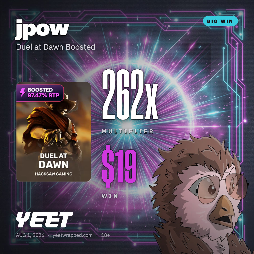 jpow hit 261.8x on Duel at Dawn Boosted