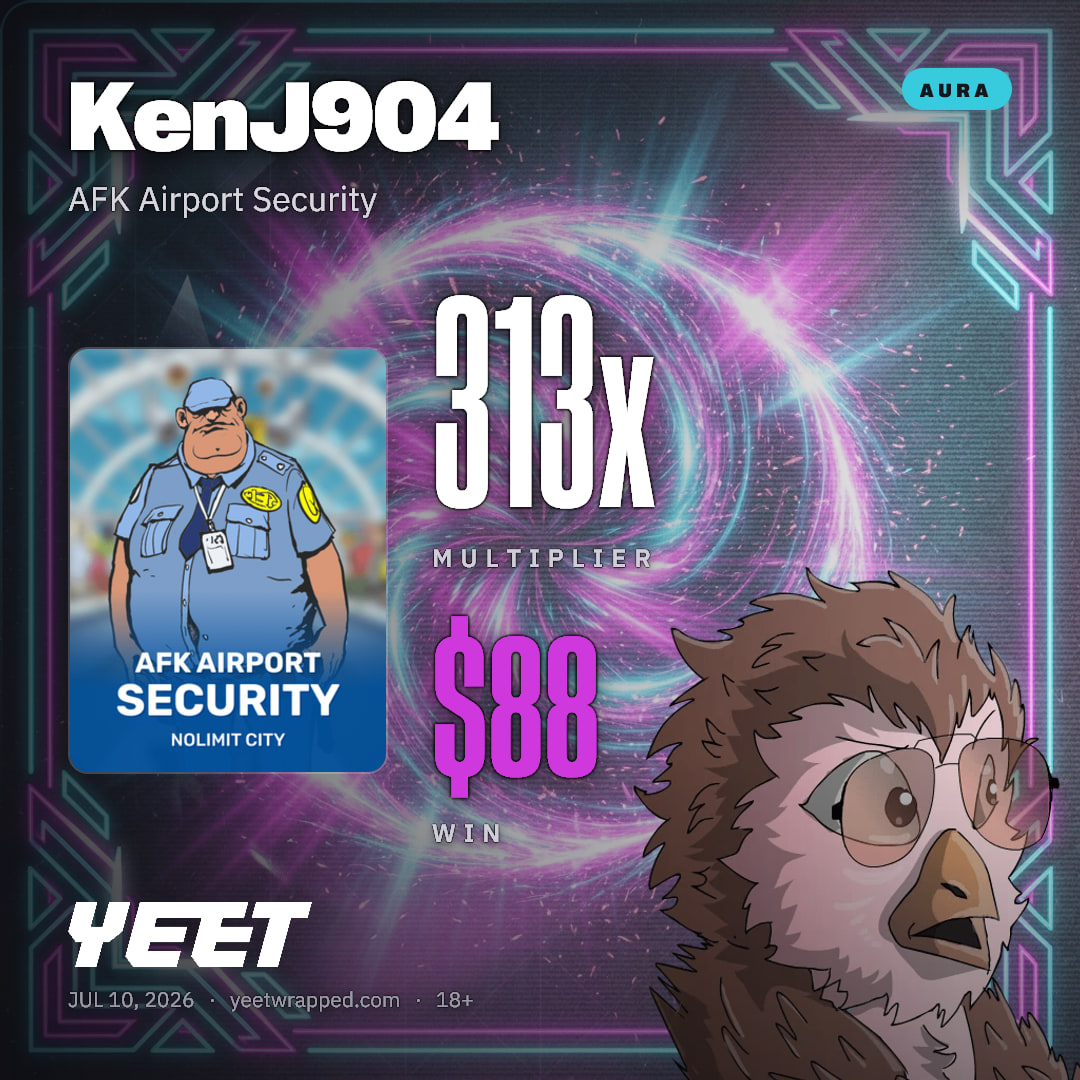 KenJ904 hit 312.9x on AFK Airport Security