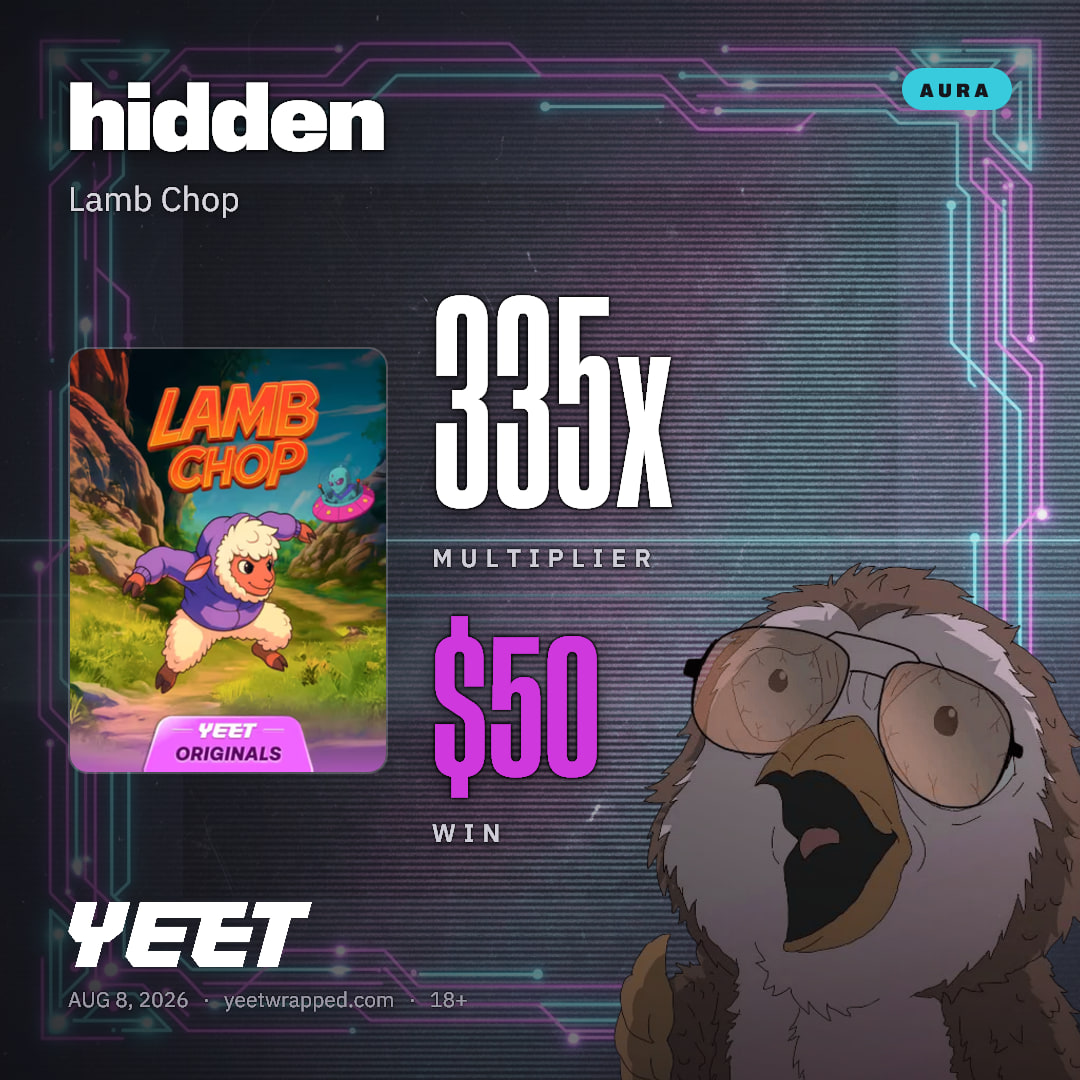 hidden hit 334.6x on Lamb Chop