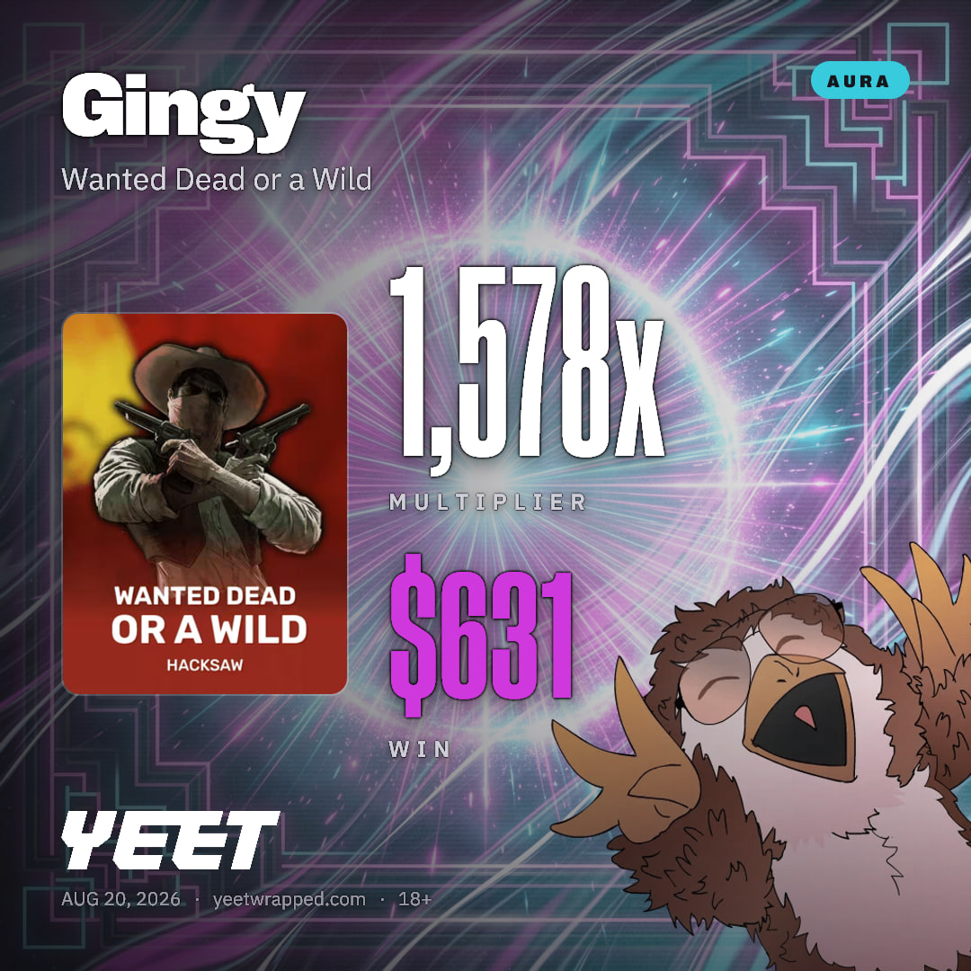 Gingy hit 1,578x on Wanted Dead or a Wild