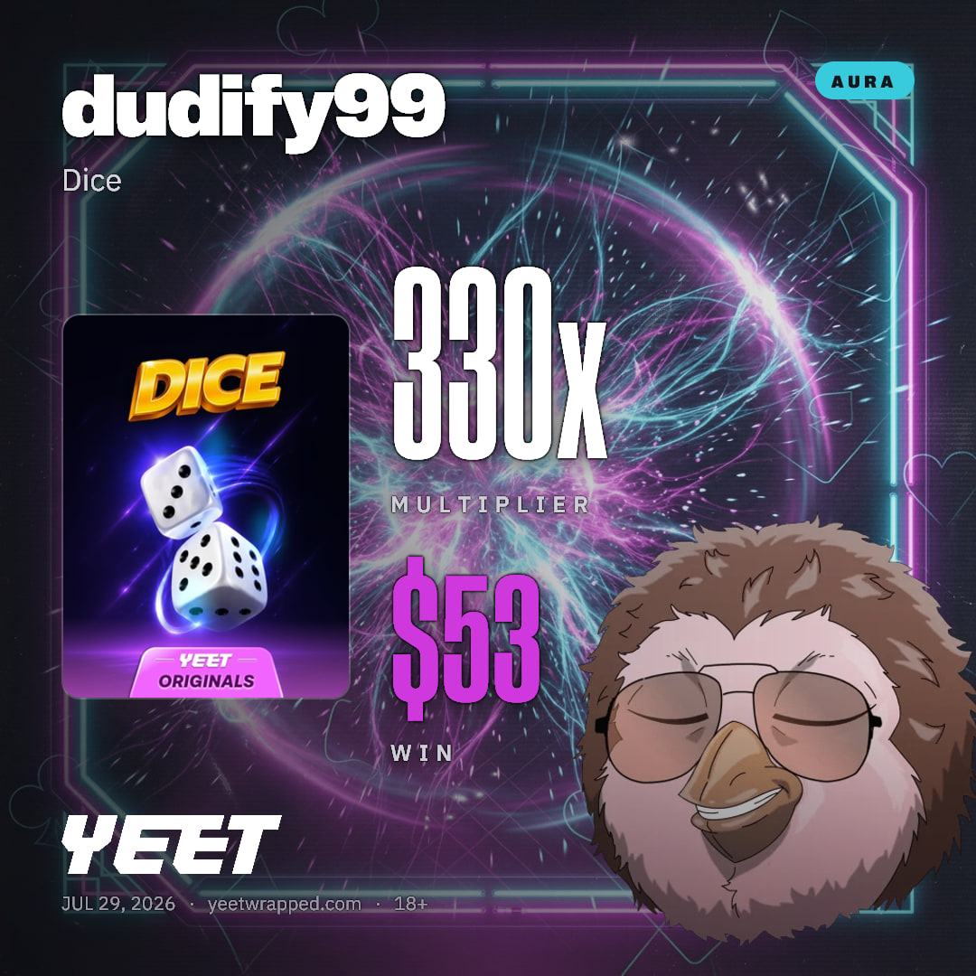 dudify99 hit 330x on Dice