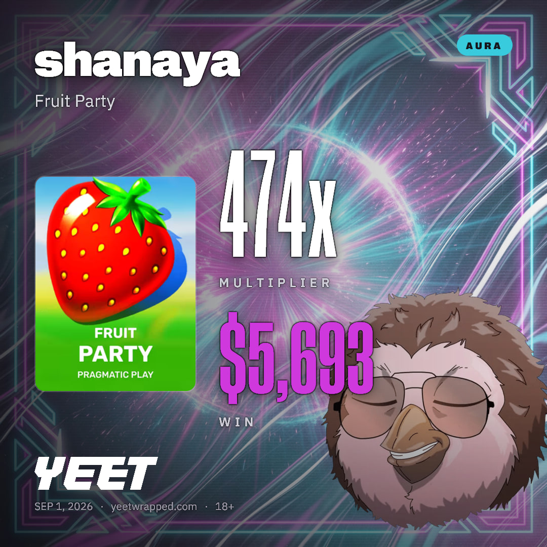shanaya hit 474.4x on Fruit Party