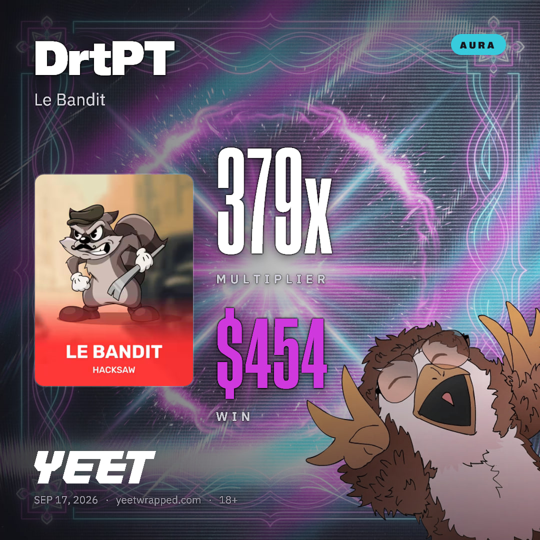 DrtPT hit 378.7x on Le Bandit