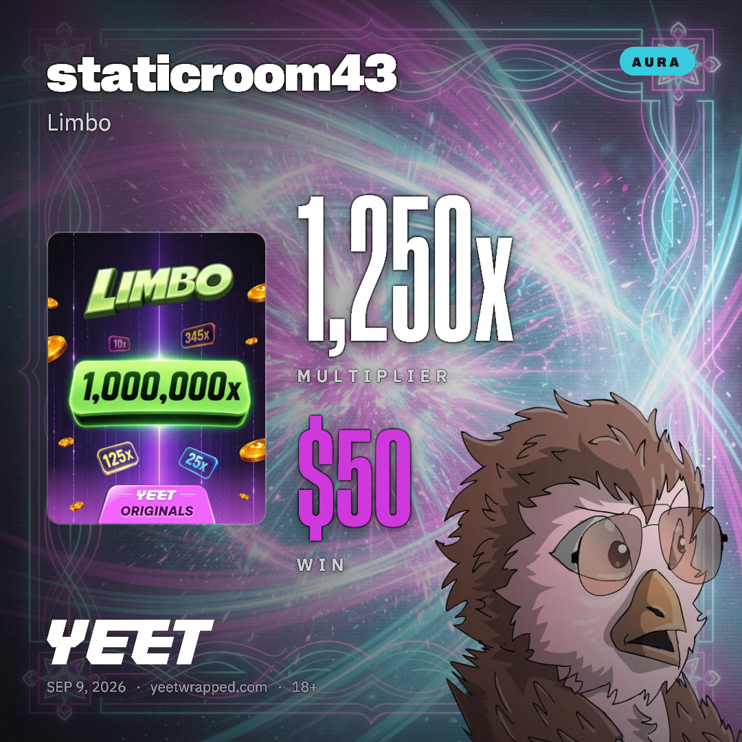 staticroom43 hit 1,250x on Limbo