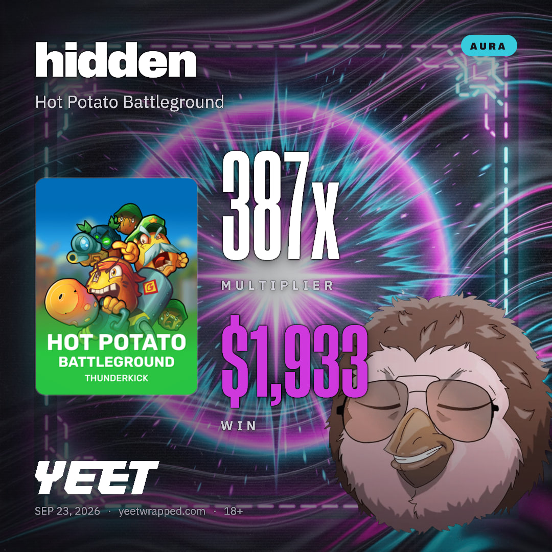 hidden hit 386.6x on Hot Potato Battleground