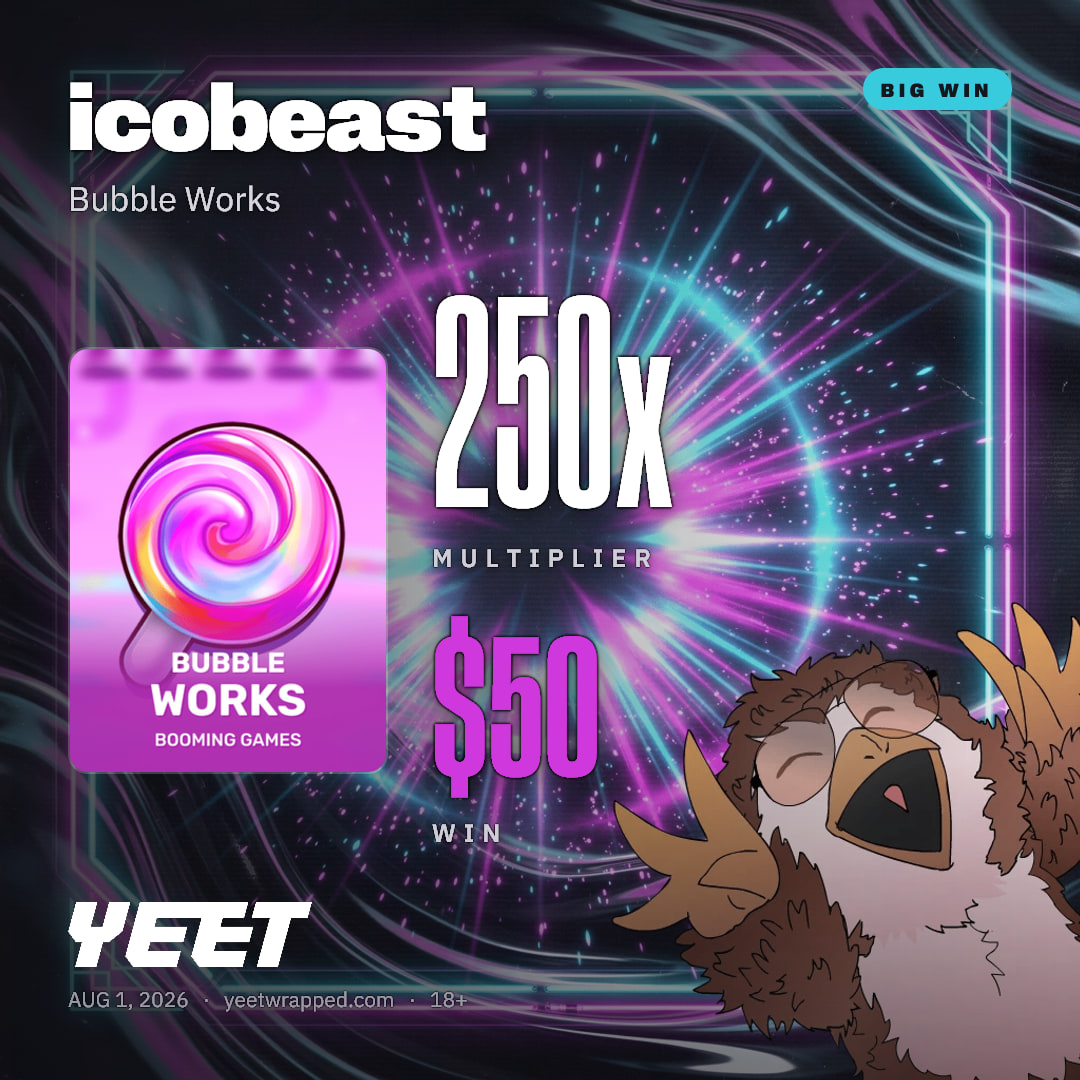 icobeast hit 249.8x on Bubble Works