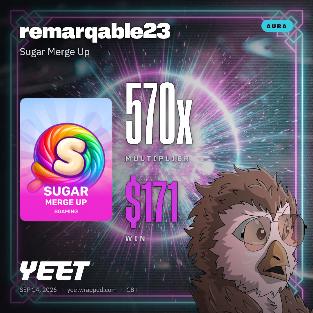 remarqable23 hit 569.8x on Sugar Merge Up