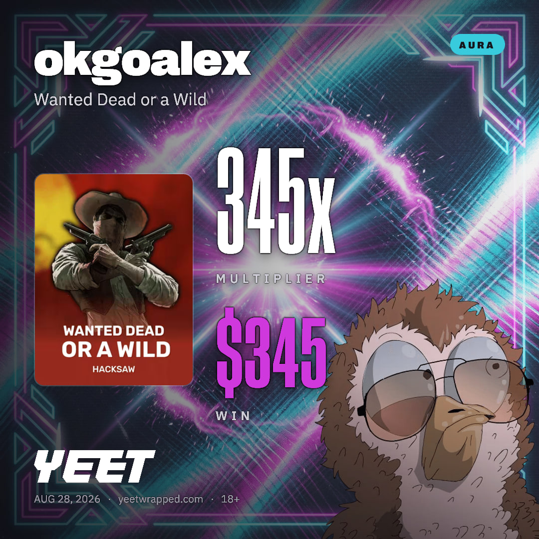 okgoalex hit 345x on Wanted Dead or a Wild
