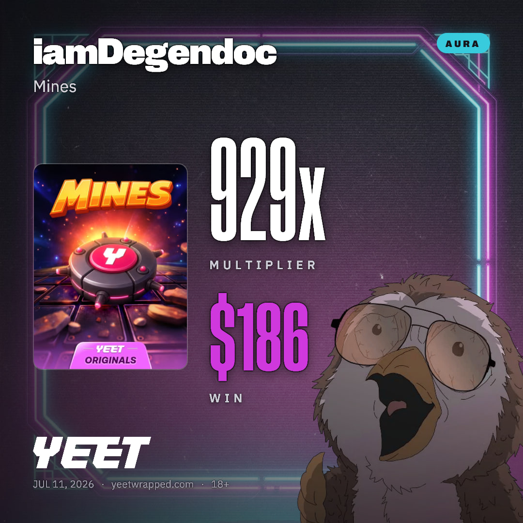 iamDegendoc hit 928.9x on Mines