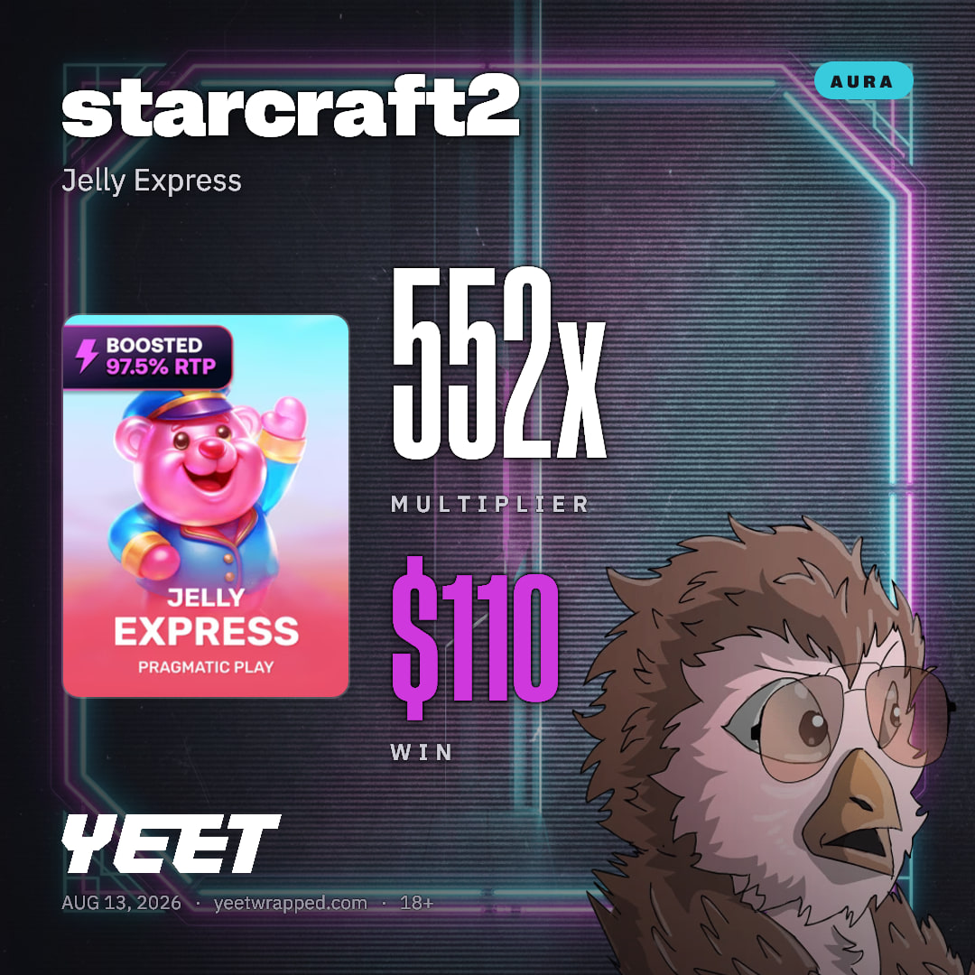 starcraft2 hit 551.8x on Jelly Express