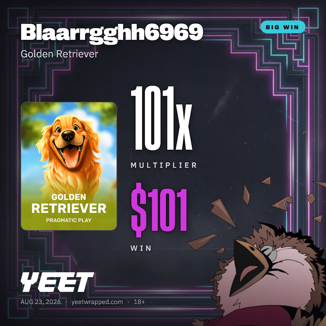 Blaarrgghh6969 hit 100.7x on Golden Retriever