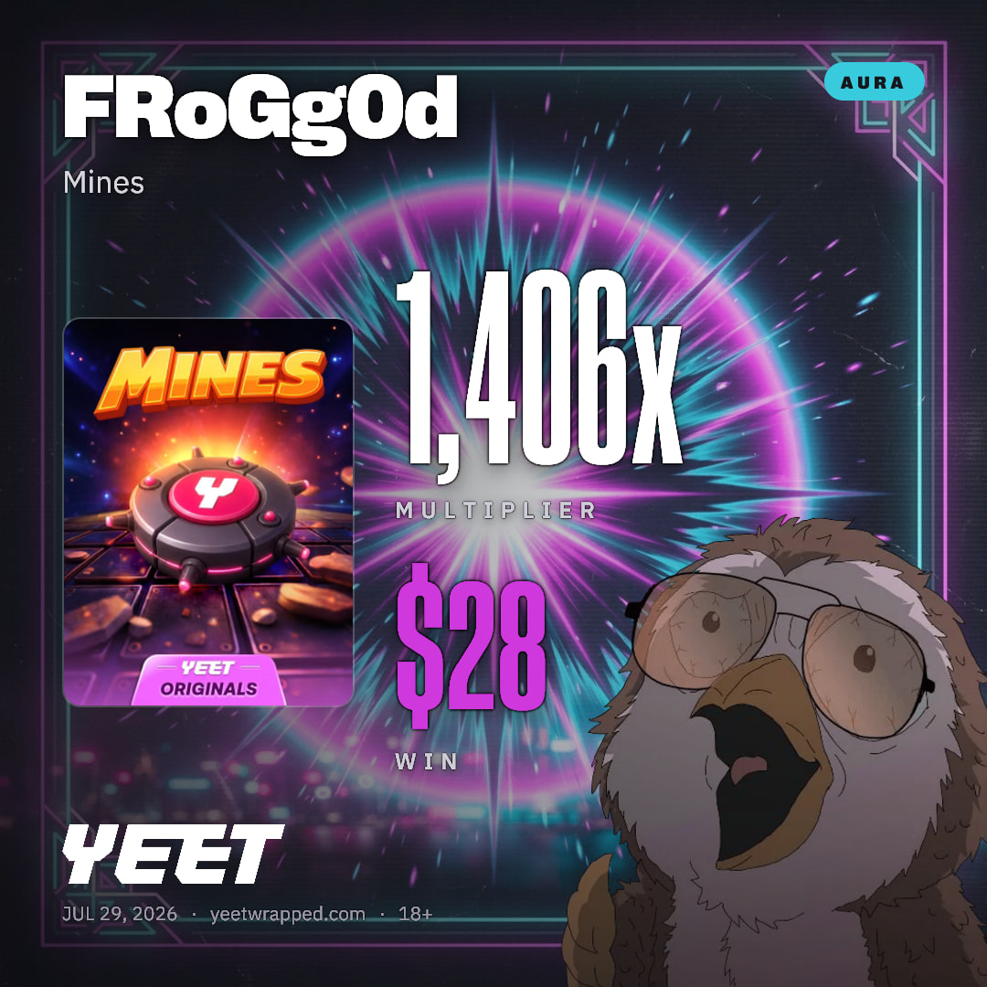 FRoGg0d hit 1,406x on Mines