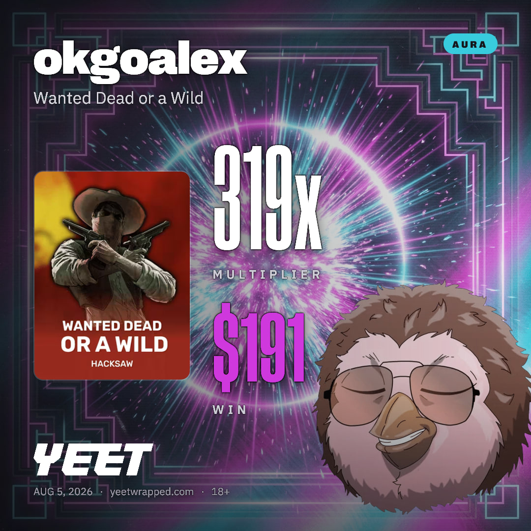 okgoalex hit 318.5x on Wanted Dead or a Wild