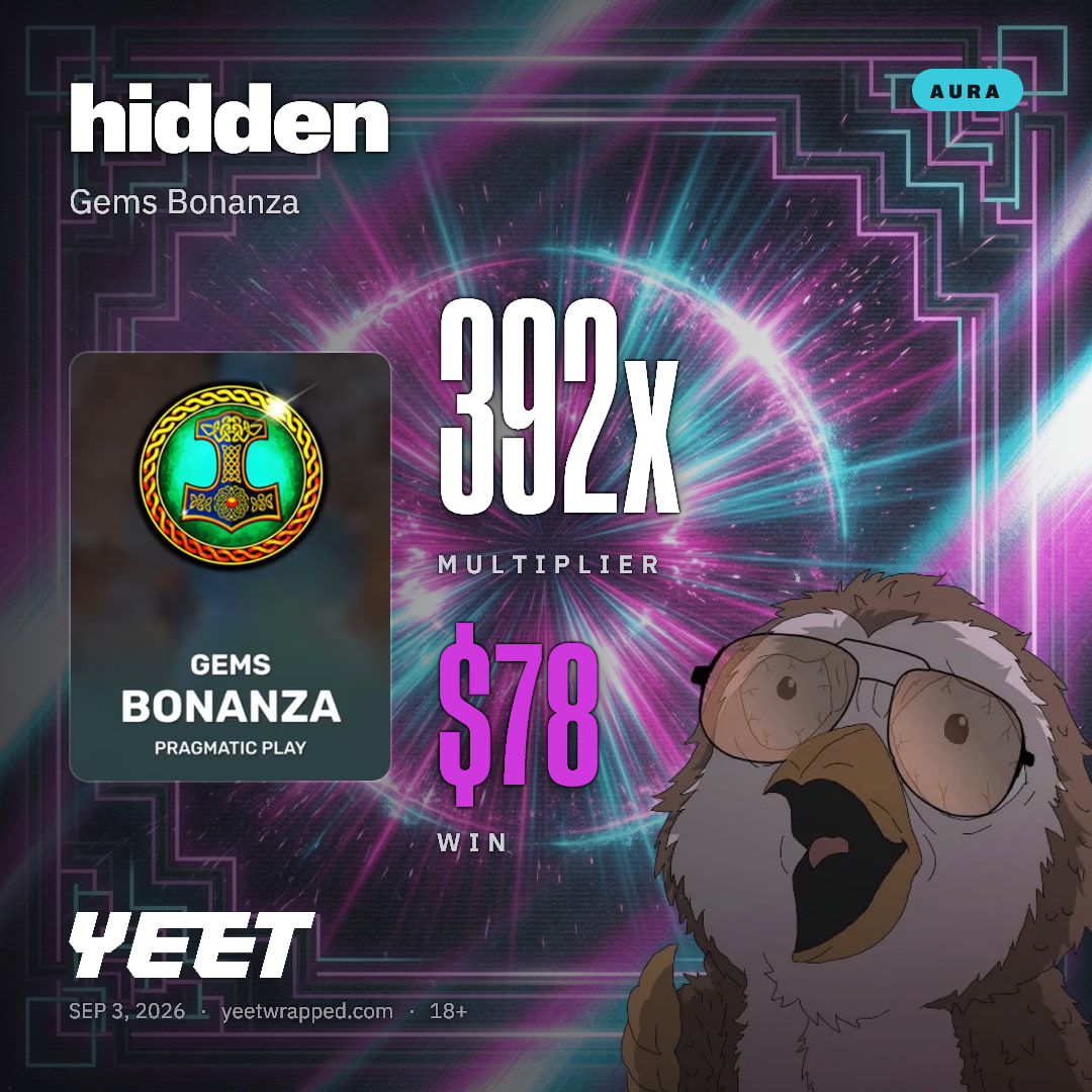 hidden hit 391.9x on Gems Bonanza