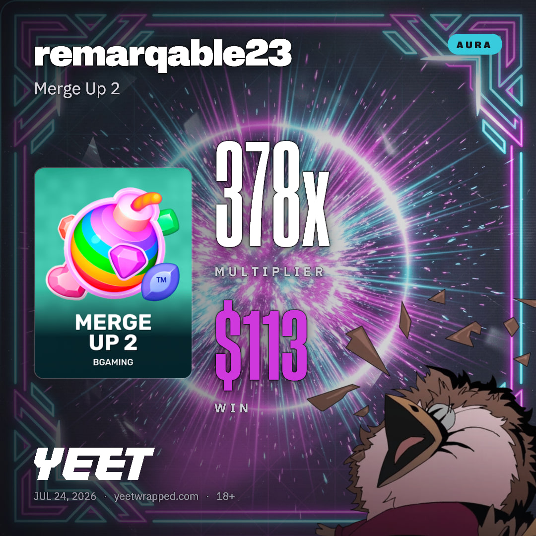 remarqable23 hit 377.7x on Merge Up 2