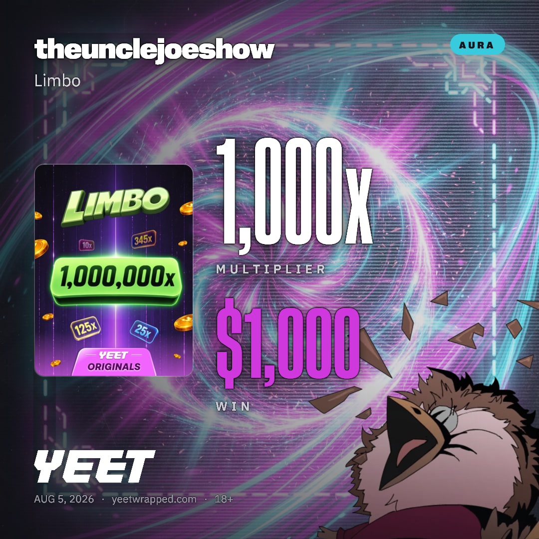 theunclejoeshow hit 1,000x on Limbo